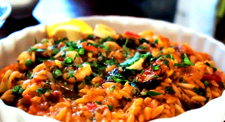 Orzo Seafood Risotto