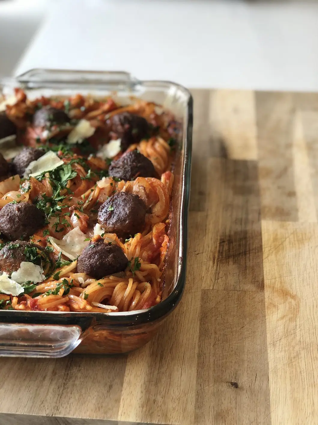 Tray Baked Spaghetti