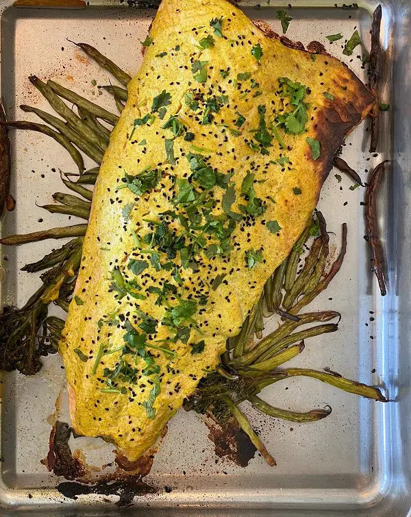 Indian Spiced Salmon Five Dinners