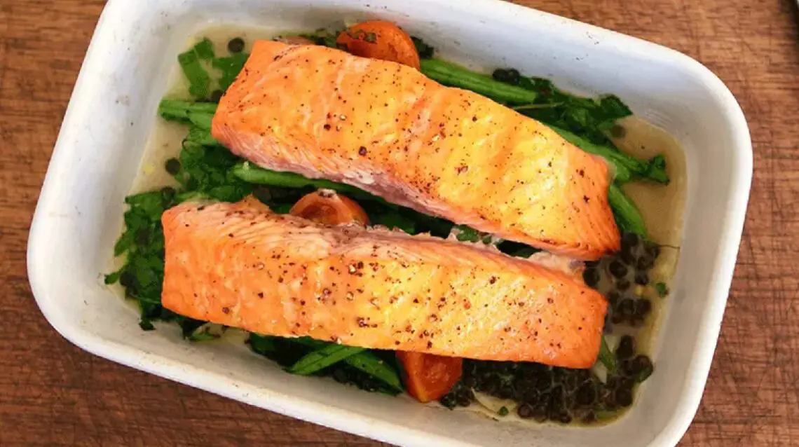 Salmon Tray Bake