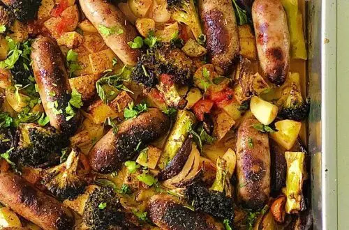 Sausage Tray Bake