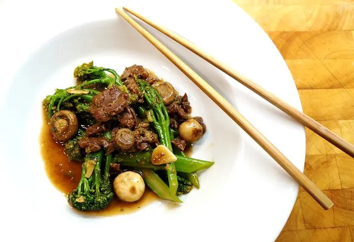 Beef-Brocolli stir fry