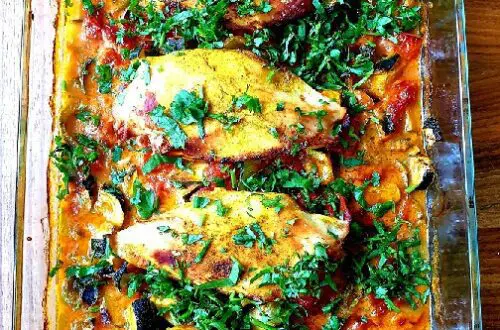 Thai Chicken Tray Bake by Adam Shaw