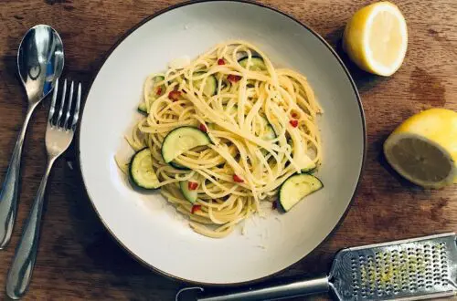 Courgette Lemon Pasta FiveDinners