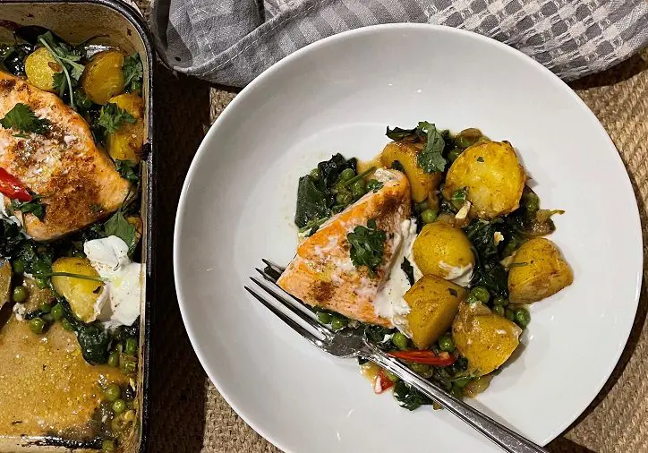Salmon Sag Aloo FiveDinners