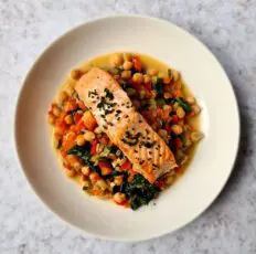 Salmon Chickpeas Adam Shaw
