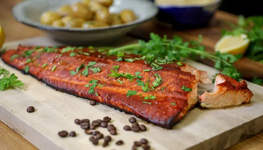 Coffee Glazed Salmon