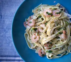 Prawn Pasta Linda Lusardi FiveDinners