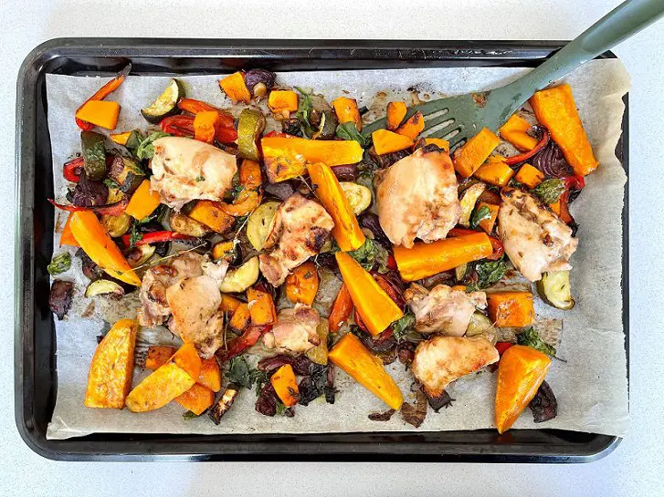 Chicken Thigh Tray Bake
