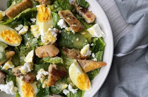 Honey Mustard Pork Belly Salad