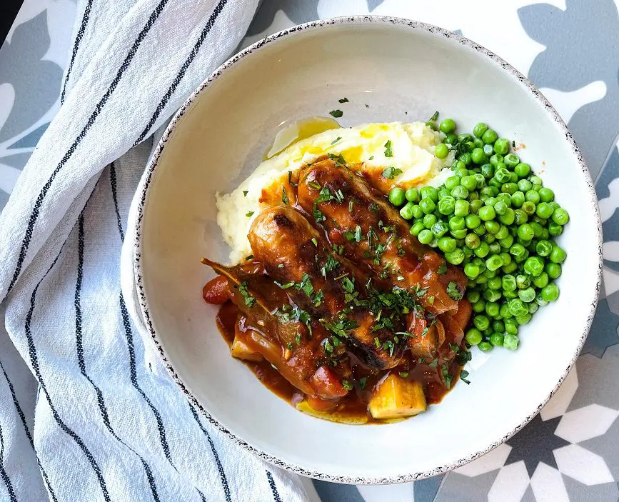 Worcestershire Sausage Casserole