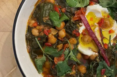 Rainbow Chard Chickpea Curry