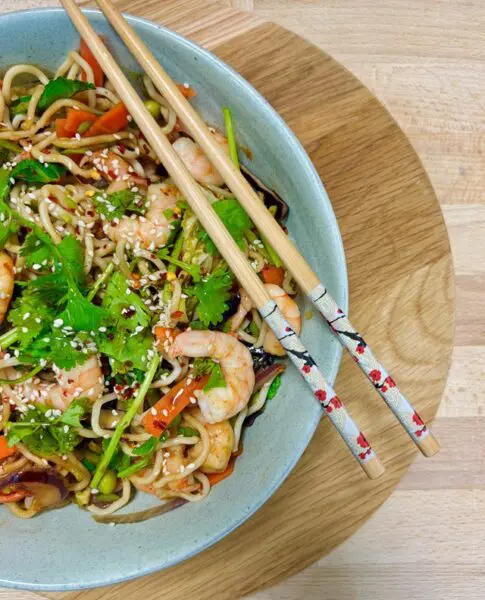 Prawn Teriyaki Stir Fry