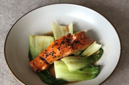 Salmon Pak Choi Five Dinners Food Planner