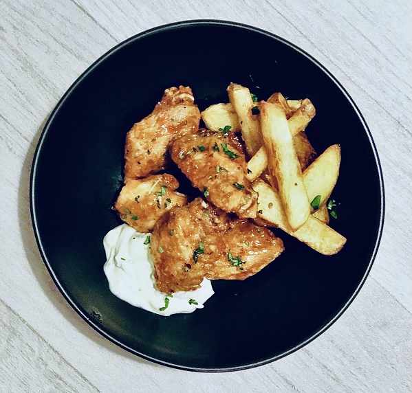 Crispy wings with ranch dressing FiveDinners