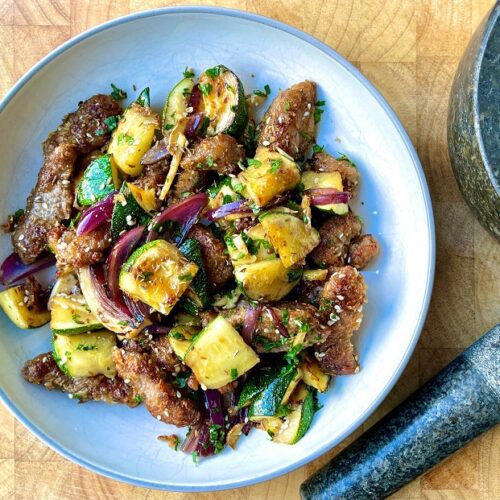 Tangy Pork Chops with Baked Potatoes Five Dinners Meal Planner