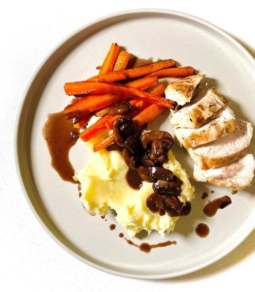 Chicken Red Wine Mushroom Sauce Five Dinners Meal Planner