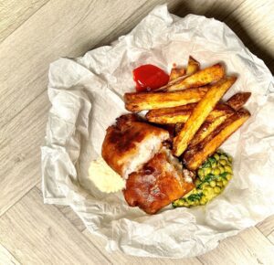 homemade fish and chips