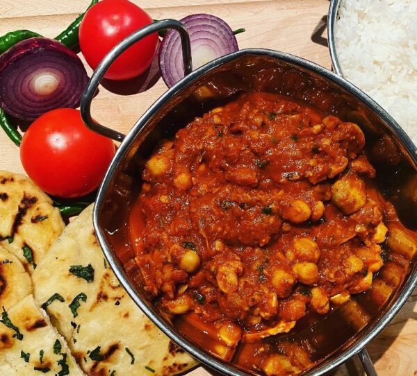 Punjabi Mushroom and Chickpea Curry Five Dinners Meal Planner