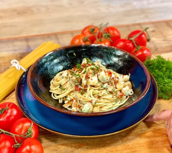 Chilli Crab Spaghetti as seen on Ch4 Five Dinners Meal Planner