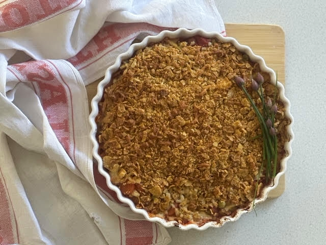 Crunchie Veggie Bake - food bank recipe