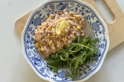 Mediterranean Fish and Rice Bowl - food bank recipe