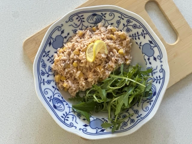 Mediterranean Fish and Rice Bowl - food bank recipe