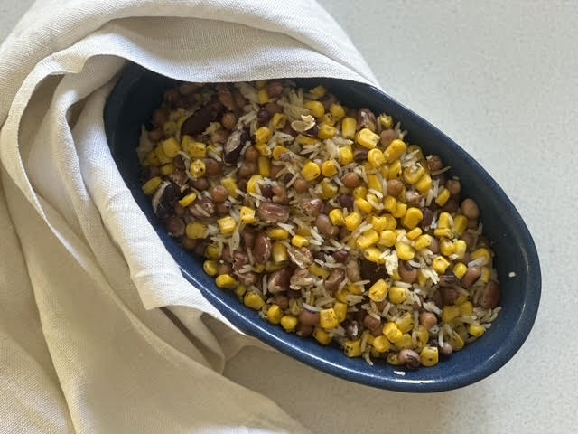 Tuna & War Rice Bean Salad food bank recipe