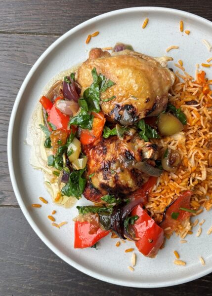 Balsamic Chicken Tray bake