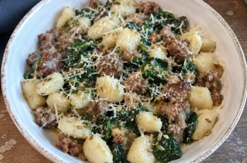 Chop and Chat Sausage Gnocchi