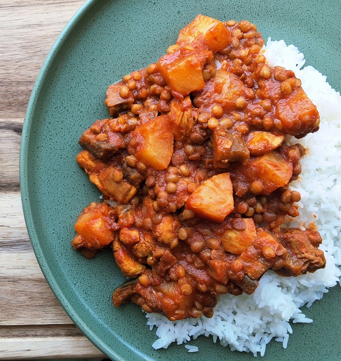 Chicken dhansak recipe